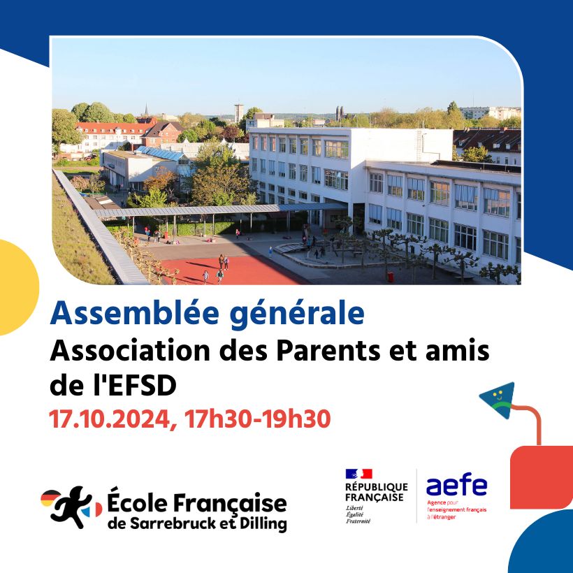 APE : Assemblée générale – Mitgliederversammlung 17.10.2024