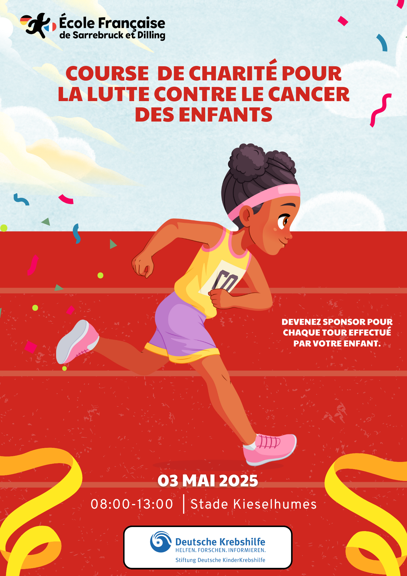 Course de charité pour la lutte contre le cancer des enfants