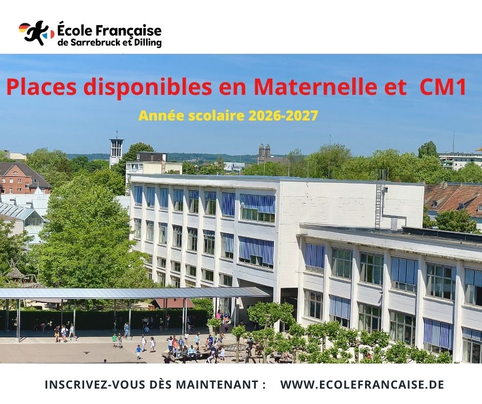 Inscriptions : Maternelle / CM1