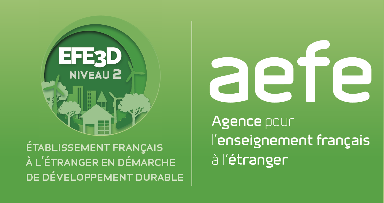 Notre établissement obtient le label EFE3D – niveau 2
